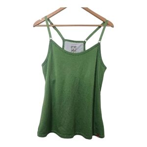 The North Face VaporWick Women’s Athletic Strap Tank Top Green Camisole Large
